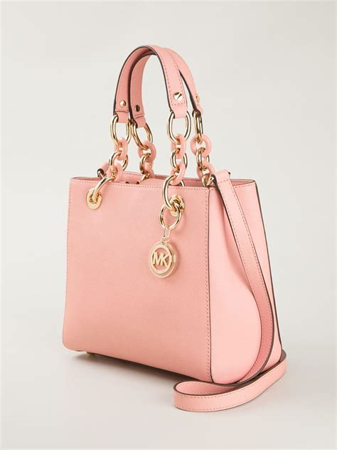 michael kors pastel pink bag|michael kors handbags pink tote.